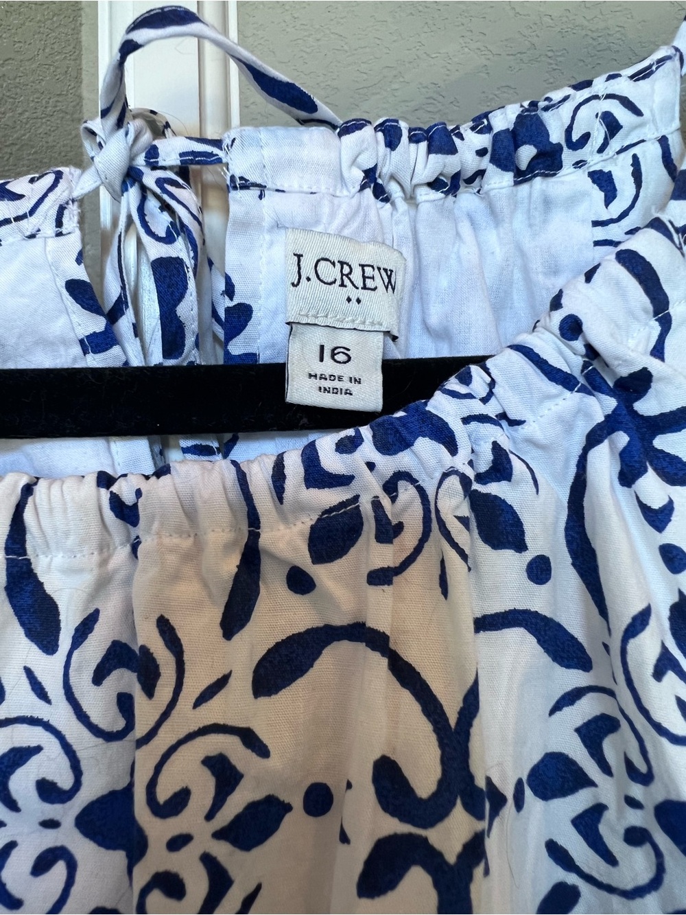 JCrew Factory Strappy Poplin Halter Dress - Picture 4 of 5